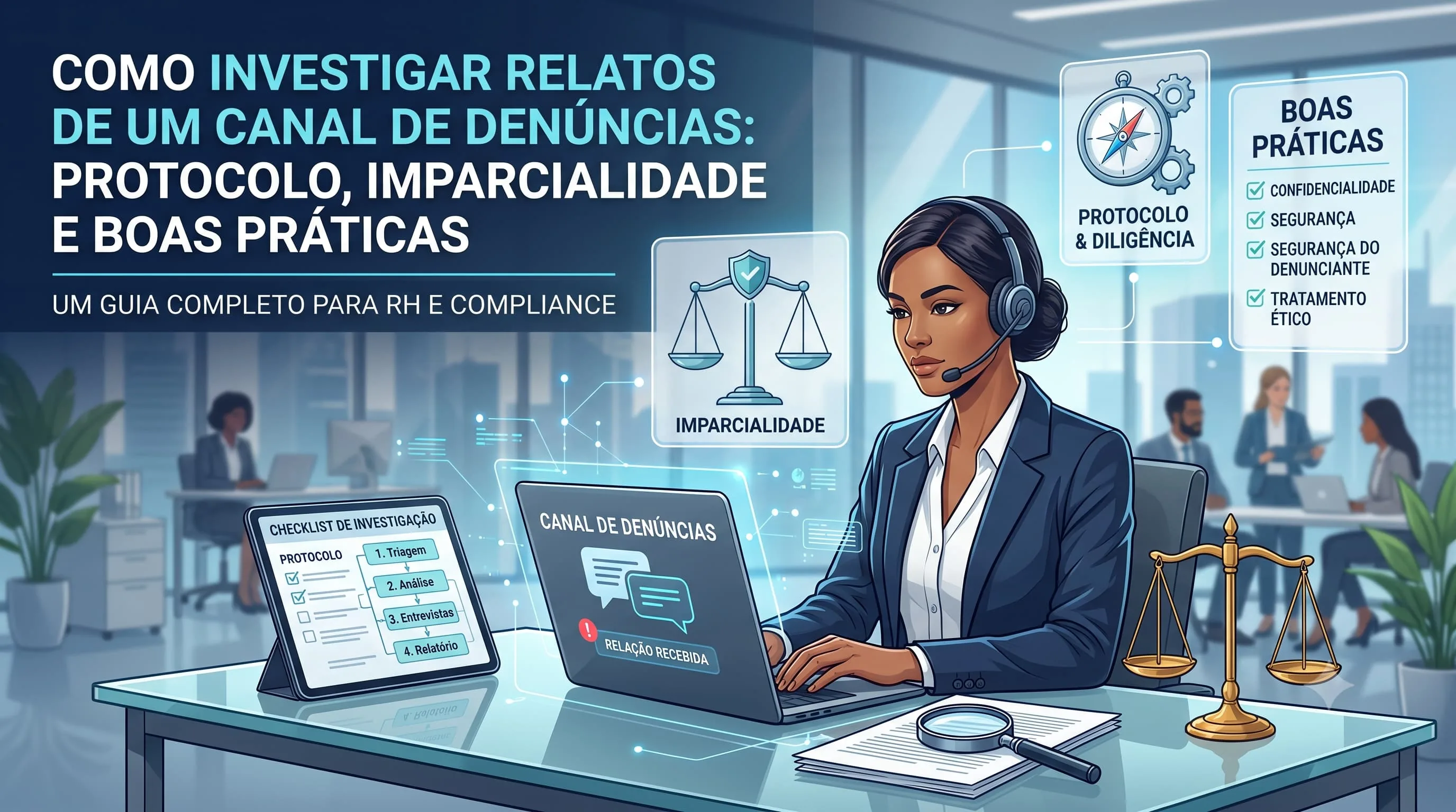 Como Investigar Relatos de um Canal de Denúncias: Protocolo, Imparcialidade e Boas Práticas