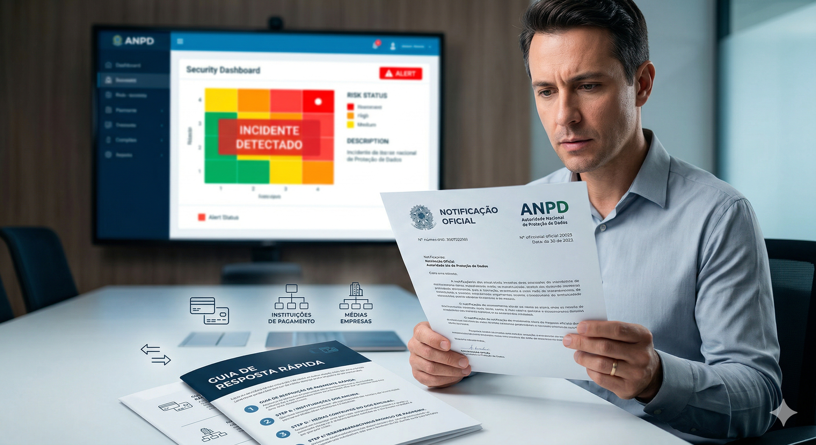 Recebi um Ofício da ANPD ou Sofri um Incidente de Dados: O Guia de Resposta Rápida para Instituições de Pagamento e Médias Empresas